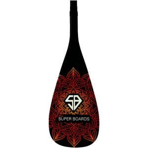 סופר בורד משוט אדום קבוע 100% קארבון